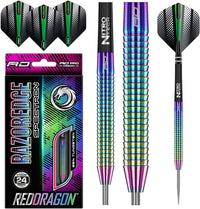 Razor Edge Spectron - Tungsten Professional Steel Darts Set with Flights and Shafts - Available in 20G, 22G, 23G, 24G, 26G - Ghemy.co.uk