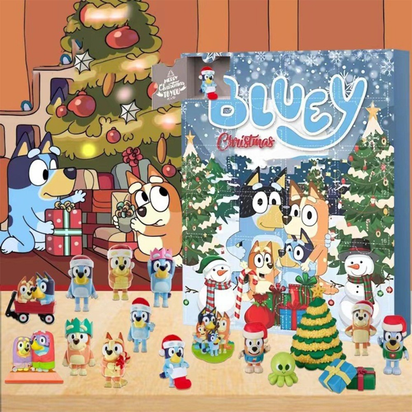 Christmas Bluey Advent Calendar Contains 24 Gifts Christmas Countdown Calendar - Ghemy.co.uk