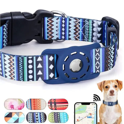 Digital Printing Collar for Apple Airtag - Pets Accessories - Ghemy.co.uk