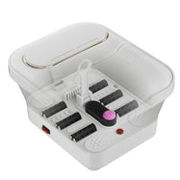 Foot Spa Bath Massager Folding Electric Pedicure Foot Spa Basin Heat Bubbles - Ghemy.co.uk