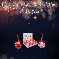 Christmas Bauble Decoration Hanging Tree 12 Piece 7. 5Cm Bauble Set Nordic - Ghemy.co.uk