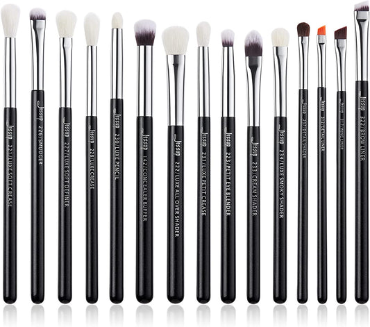 Eye Brushes 15Pcs Professional Makeup Brushes - Ghemy.co.uk
