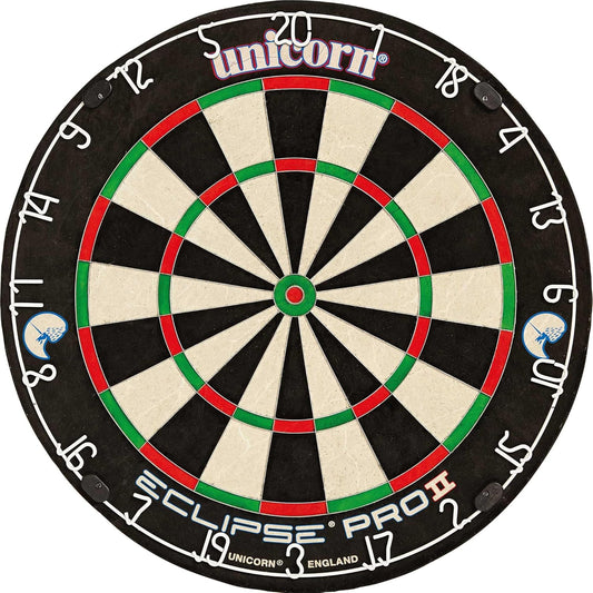 Eclipse Pro Dartscheibe Mit 2 Borsten Und Professionellem Sisal Und High Definition Spider, Professionelle Dartscheibe Für Erwachsene, Ultradünne Draht- Und Klammerfreie Konstruktion - Ghemy.co.uk