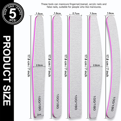 10 Pcs Nail File Set - Ghemy.co.uk