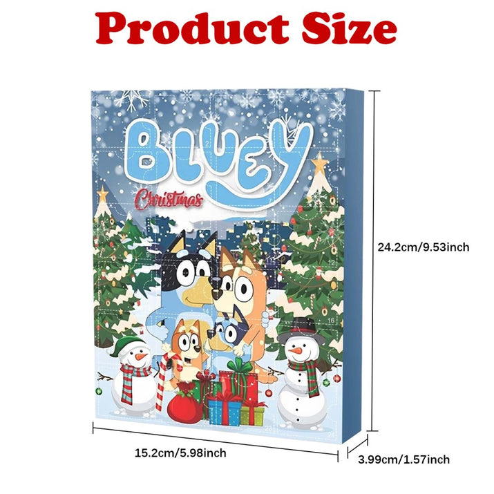 Christmas Bluey Advent Calendar Contains 24 Gifts Christmas Countdown Calendar - Ghemy.co.uk