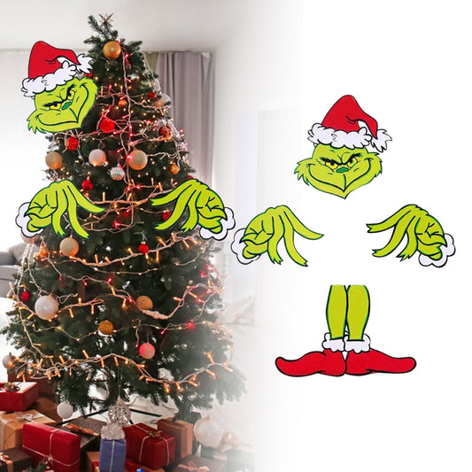 Christmas Grinch Christmas Tree Decoration Hatents Insert Creative Xmas Gifts - Ghemy.co.uk