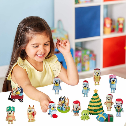 Christmas Bluey Advent Calendar Contains 24 Gifts Christmas Countdown Calendar - Ghemy.co.uk