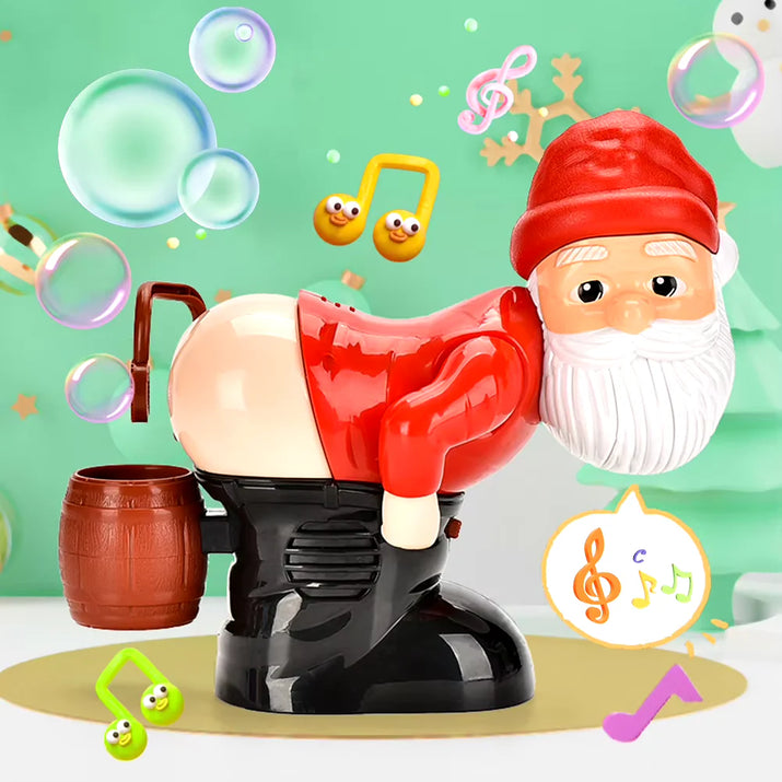 Santa’s Fart Bubble Machine – Christmas Toy with Music, Lights & Bubbles