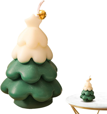 Christmas Tree Candles, Christmas Scented Candles, Aromatherapy Candles for the Table, Aromatherapy Candle, Scented Candle, Smokeless, Plant Fragrance for Living Room - Ghemy.co.uk