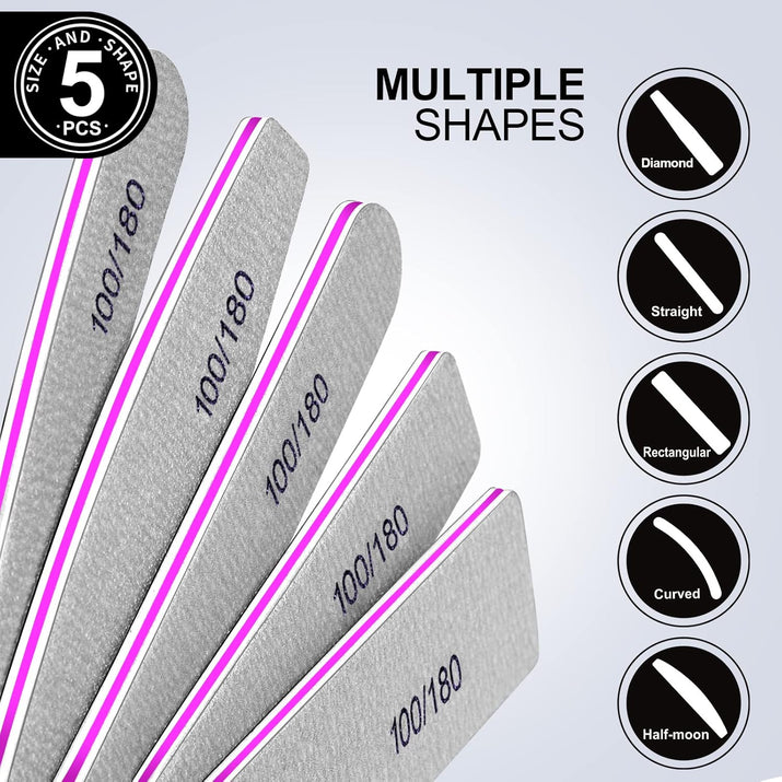 10 Pcs Nail File Set - Ghemy.co.uk