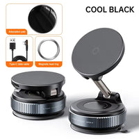 15W Wireless Charging Magnetic Car Phone Holder 360 Degree Rotation Foldable Rotatablenavigation Stand Bracket for Smartphones - Ghemy.co.uk