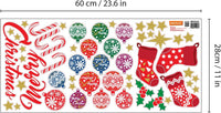 Wallflexi Christmas Decorations Wall Stickers Merry Christmas Decoration Set Wal - Ghemy.co.uk