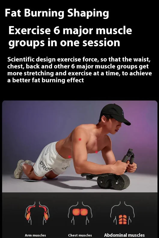 Automatic Rebound Abdominal Wheel - Ghemy.co.uk