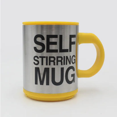 Automatic Stirring Glass Mug - Electric Stainless Steel Cup - Ghemy.co.uk