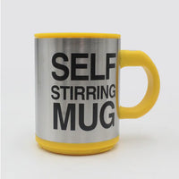 Automatic Stirring Glass Mug - Electric Stainless Steel Cup - Ghemy.co.uk