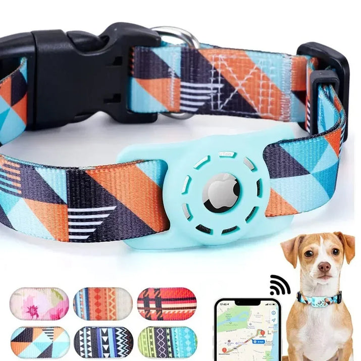 Digital Printing Collar for Apple Airtag - Pets Accessories - Ghemy.co.uk