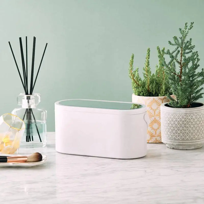 Portable Makeup Organizer with LED Light & Mirror - Ghemy.co.uk