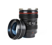 Creative Stainless Steel Camera Lens Self-Stirring Cup - Ghemy.co.uk