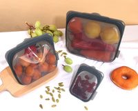 Eco-Friendly Silicone Food Storage Bags - Large Capacity - Ghemy.co.uk