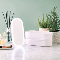 Portable Makeup Organizer with LED Light & Mirror - Ghemy.co.uk