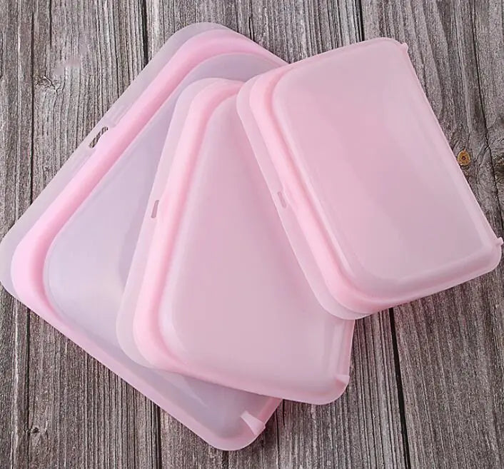 Eco-Friendly Silicone Food Storage Bags - Large Capacity - Ghemy.co.uk