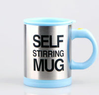 Automatic Stirring Glass Mug - Electric Stainless Steel Cup - Ghemy.co.uk