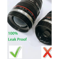 Creative Stainless Steel Camera Lens Self-Stirring Cup - Ghemy.co.uk