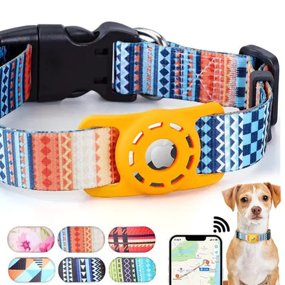 Digital Printing Collar for Apple Airtag - Pets Accessories - Ghemy.co.uk