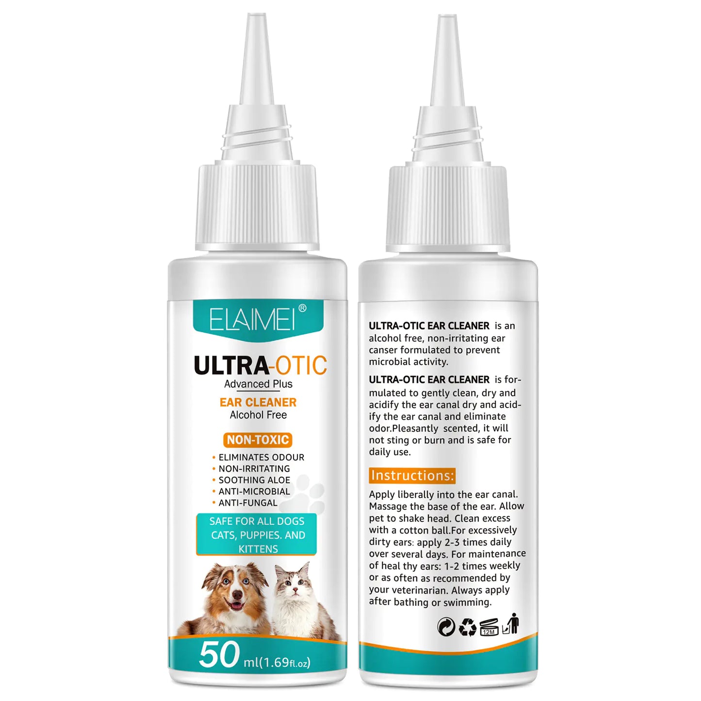 Pet Ear Cleaner 50ml - Ghemy.co.uk