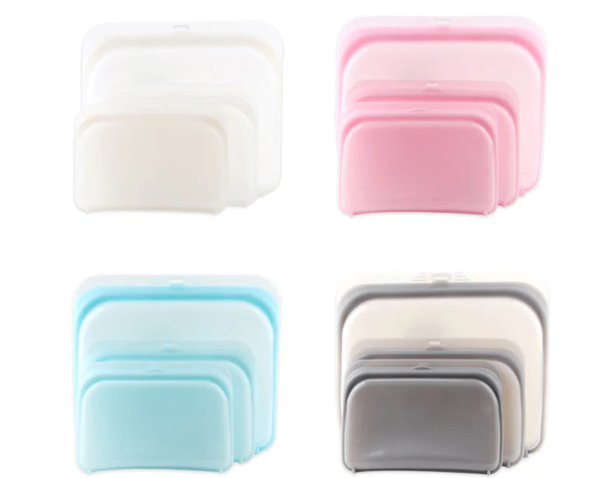 Eco-Friendly Silicone Food Storage Bags - Large Capacity - Ghemy.co.uk