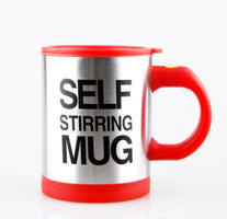 Automatic Stirring Glass Mug - Electric Stainless Steel Cup - Ghemy.co.uk
