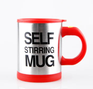 Automatic Stirring Glass Mug - Electric Stainless Steel Cup - Ghemy.co.uk