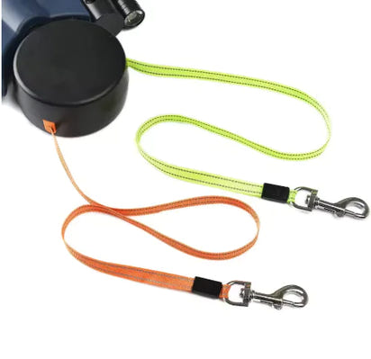Auto Double Dog Leash - Ghemy.co.uk