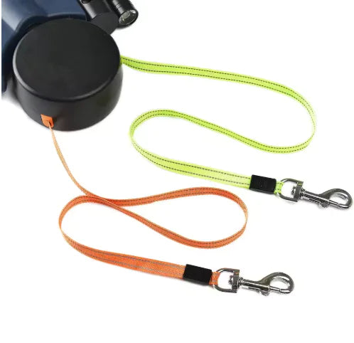 Auto Double Dog Leash - Ghemy.co.uk