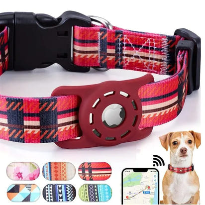Digital Printing Collar for Apple Airtag - Pets Accessories - Ghemy.co.uk