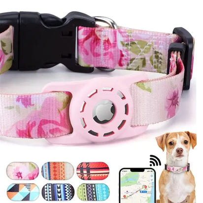 Digital Printing Collar for Apple Airtag - Pets Accessories - Ghemy.co.uk