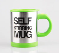 Automatic Stirring Glass Mug - Electric Stainless Steel Cup - Ghemy.co.uk
