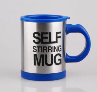 Automatic Stirring Glass Mug - Electric Stainless Steel Cup - Ghemy.co.uk