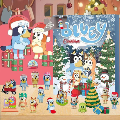 Christmas Bluey Advent Calendar Contains 24 Gifts Christmas Countdown Calendar - Ghemy.co.uk