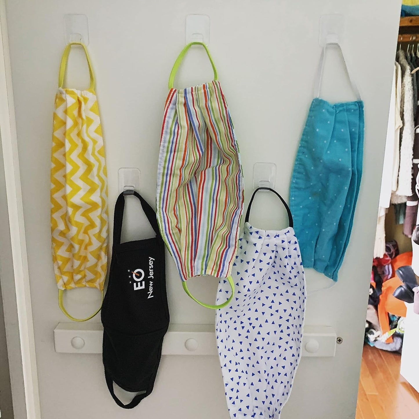 Designer Hooks, Medium, Brushed Nickel, 3-Hooks (17081BN-3ES), Great for Dorm Decor - Ghemy.co.uk