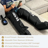 Leg Massager, Recovery Boots Leg Massagers for Pain and Circulation Relaxing Foot Calf & Thigh Compression Massage Machine Enhance Sports Performance (Medium) - Ghemy.co.uk