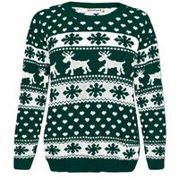 Girls Boys Xmas Jumper Reindeer Rudolph Knitted Christmas Jumper Kids Sweater - Ghemy.co.uk