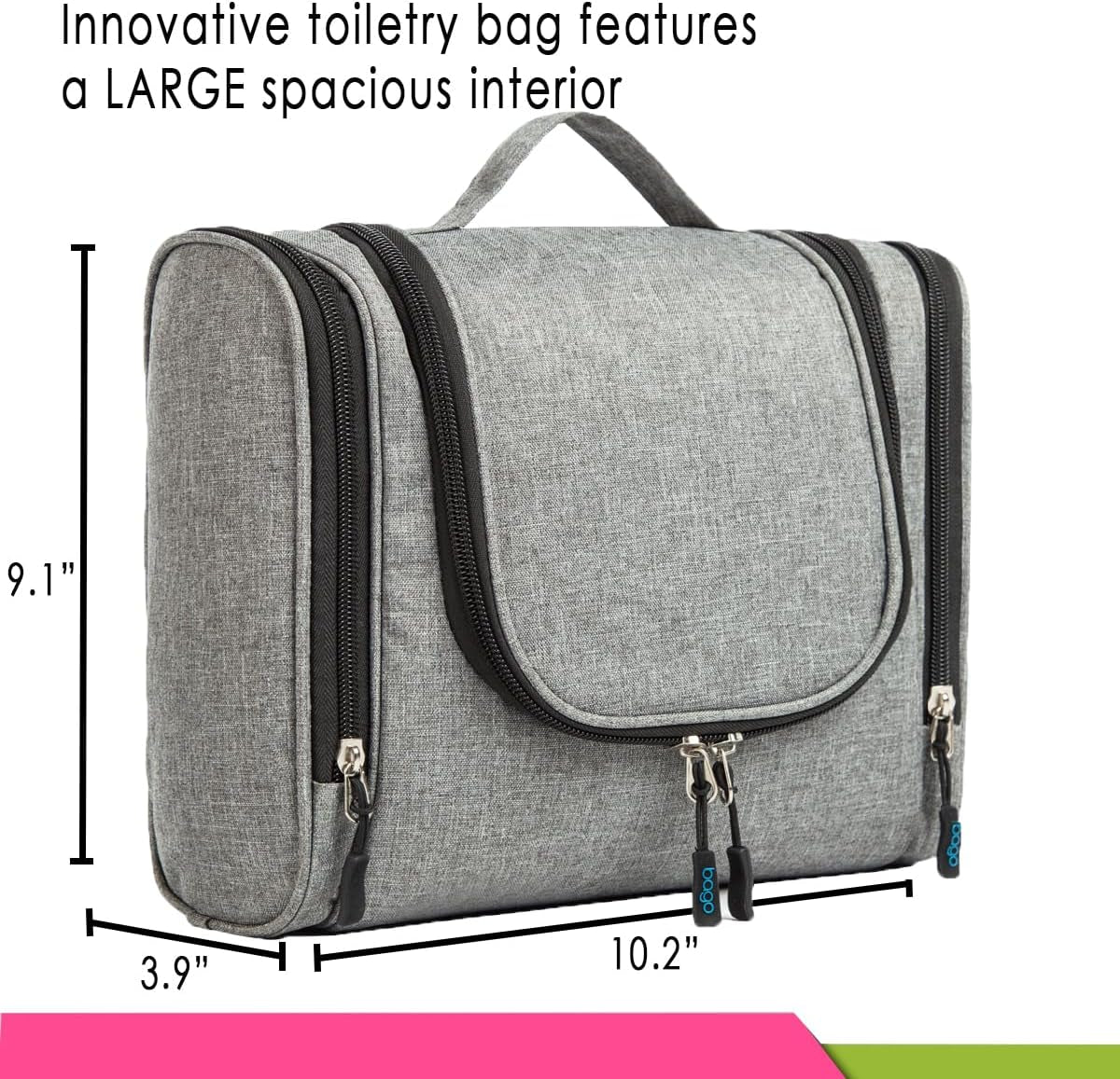 Travel Hanging Toiletry Wash Bag Makeup Cosmetic Organizer - Ghemy.co.uk