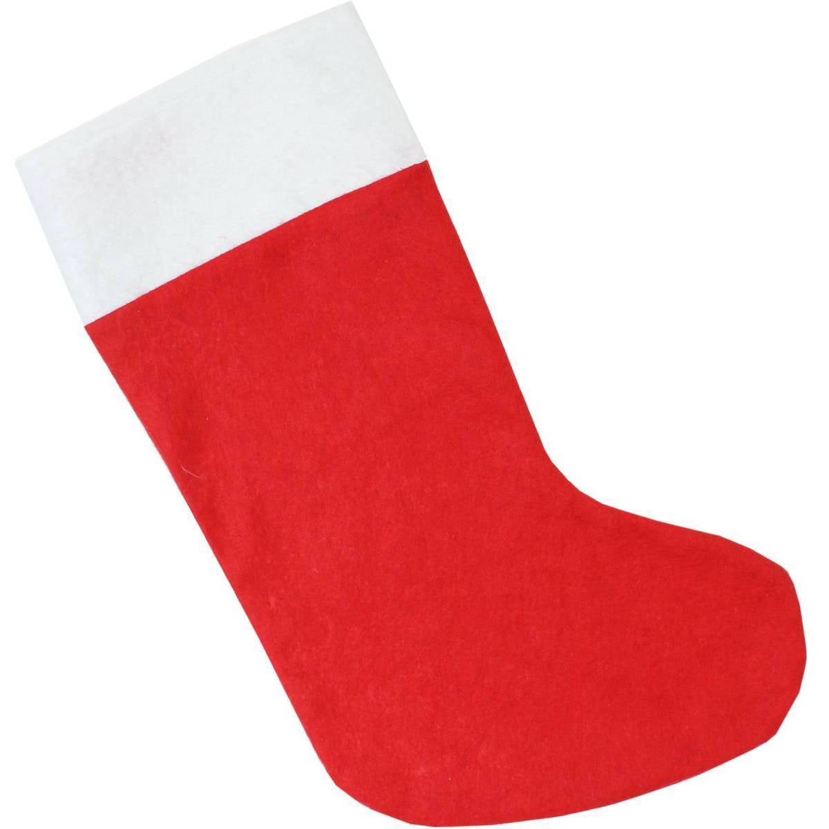 Red Santa Gift Sack – 38cm Christmas Stocking for Presents