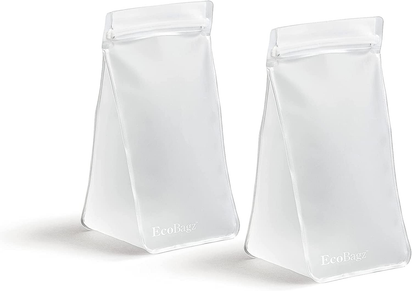 Zeal Ecobagz Reusable Food Storage Bags, Silicone Ziplock Food Containers (1L) S - Ghemy.co.uk