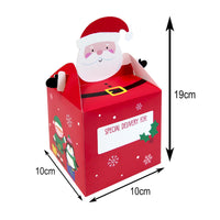 Christmas Treat Boxes – 4-Pack, 100% Recyclable (19 x 10 x 10 cm)