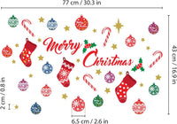 Wallflexi Christmas Decorations Wall Stickers Merry Christmas Decoration Set Wal - Ghemy.co.uk