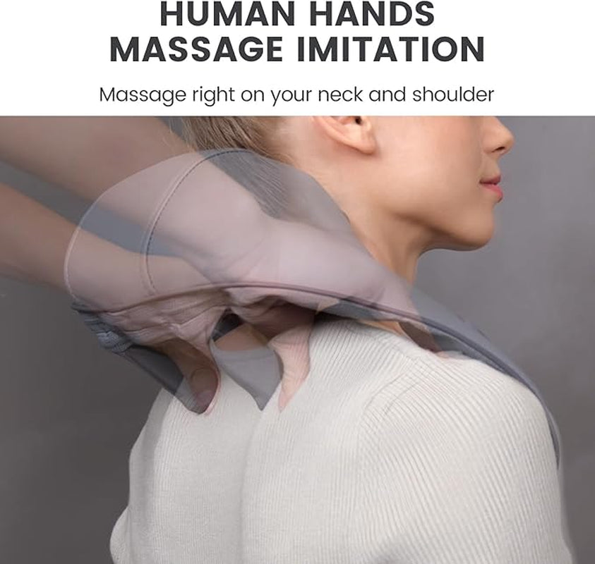 BEST GIFT Electric Neck and Shoulder with Heat Shiatsu Back Neck Massager Relax - Ghemy.co.uk