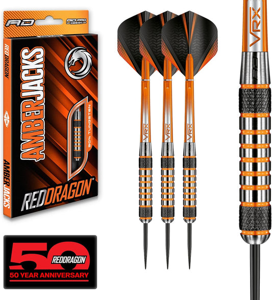 Amberjack Series Darts Set with Flights and Shafts (Stems) - Ghemy.co.uk