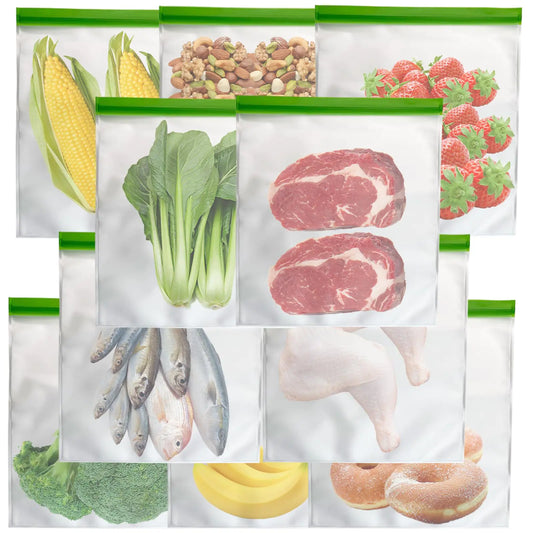 Odor Proof Food Storage Bags Reusable Bear Bags for Food Backpacking No-Odor Zipper Barrier Bags Fit Home Organization Food StorageFreezer Safe(10p-8.5x10in) - Ghemy.co.uk